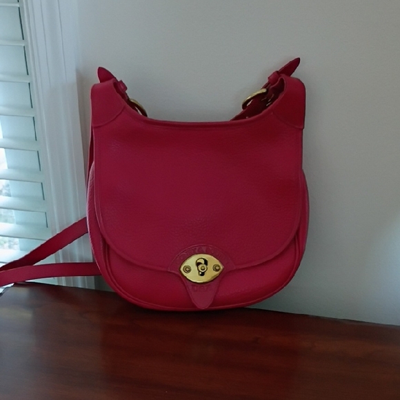 Dooney & Bourke Handbags - Vintage Dooney & Bourke Red Calvary Bag